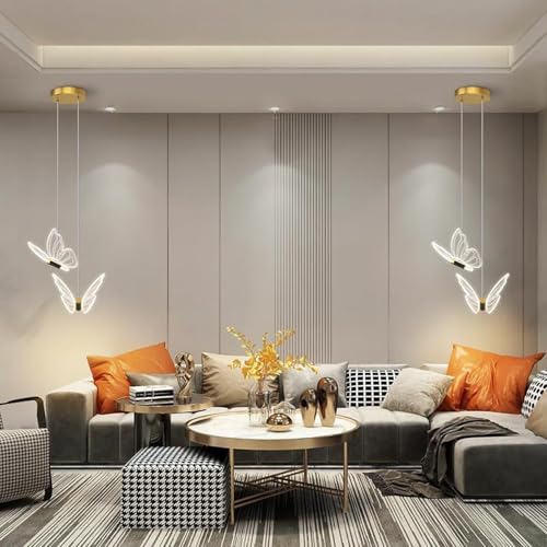 Lampe suspendue papillon pour illuminer votre îlot de cuisine ou un salon moderne