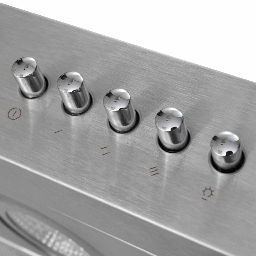 vidaXL Hotte Plate en Acier Inoxydable 900 mm Aspirante de Cuisine Maison