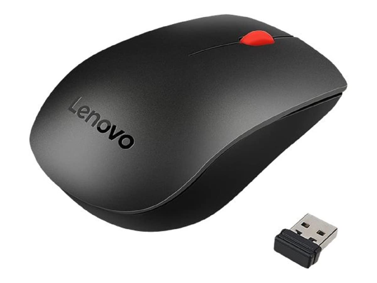 Lenovo Essential Wireless Keyboard and Mouse Combo - Teclado y ratón (alemán), Color Negro