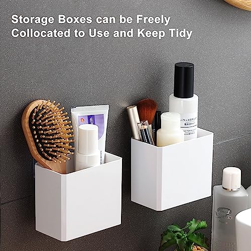 Boîte de rangement murale plastique pour optimiser l'espace sans percer vos murs - 3
