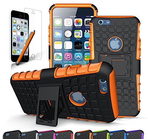 iPhone 6S Case / iPhone 6 Case, CINEYO heavy Duty Rugged Dual Layer Case with kickstand (Apple iPhone 6S Case / iPhone 6 Case - 4.7