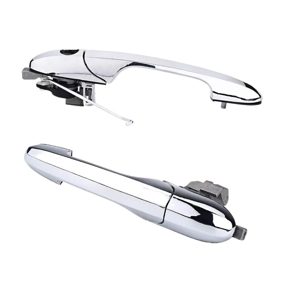 RAtsch Car Side Exterior Door Handle for 500 2007-2020 Passenger Left Or Right Side Chrome Car Outer Door Handle 735592026 735592012