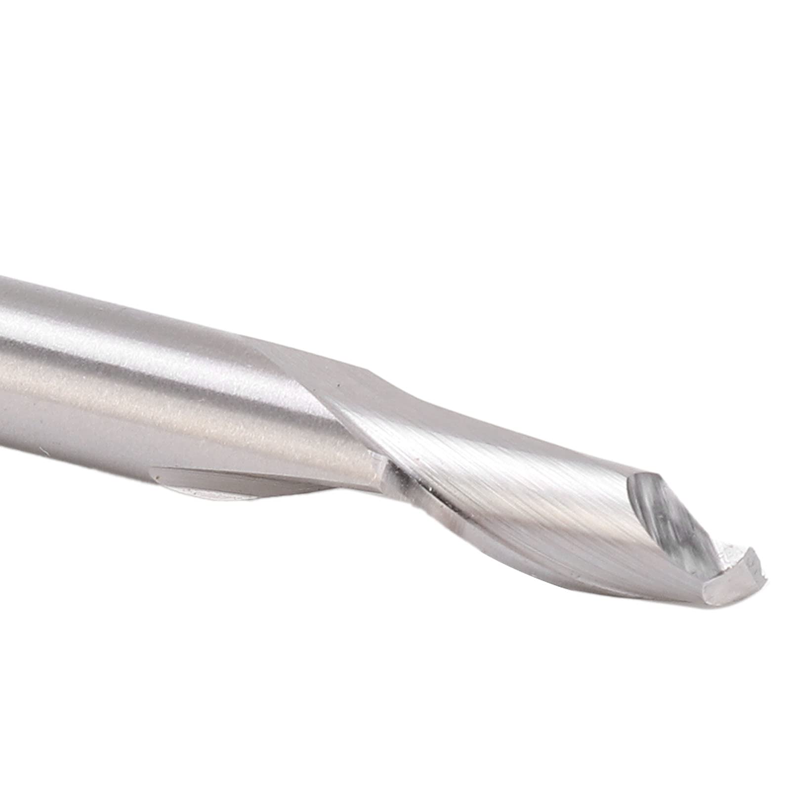 Frez trzpieniowy spiralny 1 flet frez CNC stal szybkotnąca 8mm Shank 5 sztuk zestaw do frezarki CNC obrabiarki do drewna