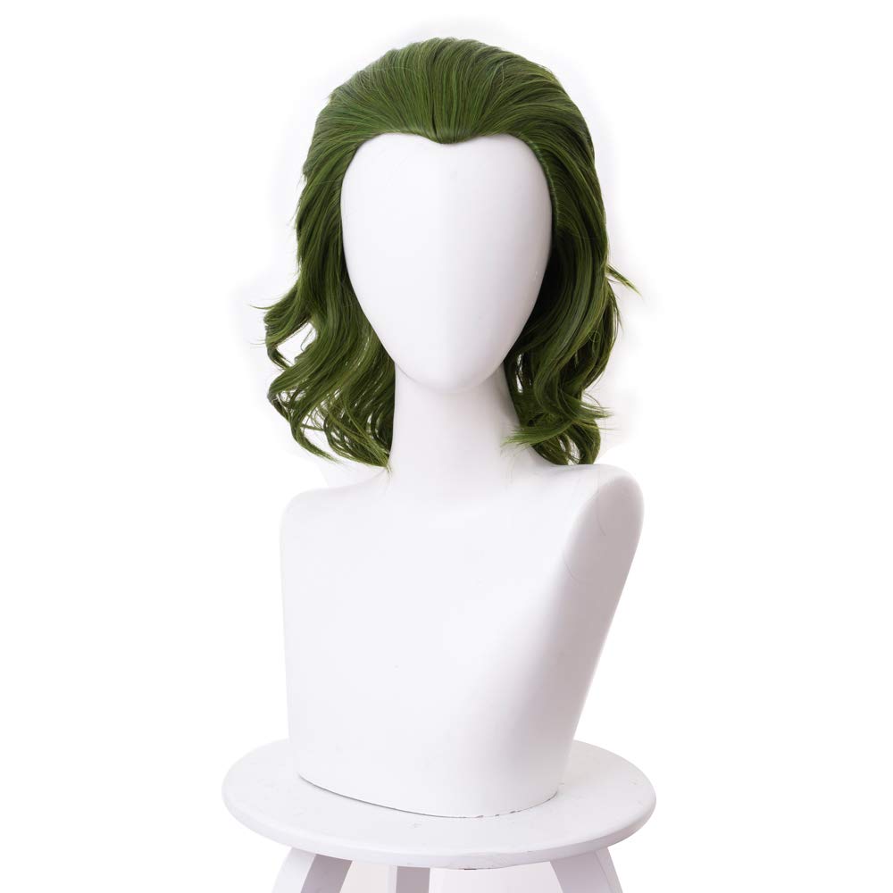 2019 Movie Clown Cosplay Wig Costume Short Curly Wavy Hair