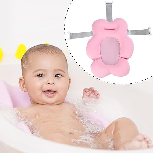 Miniatura 3 de Cojín de baño para bebé, cojín de asiento flotante, tapete para bañera infantil, soporte para asiento de recién nacido, almohadillas para baby