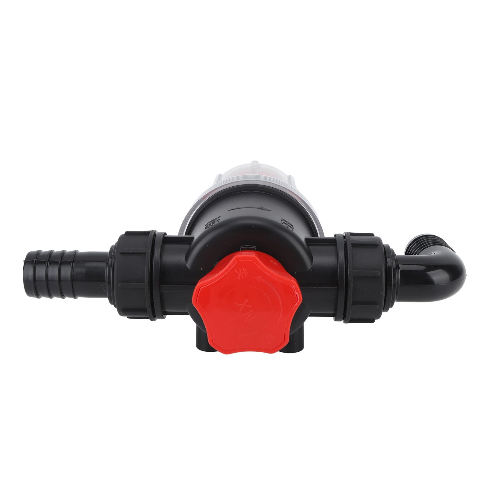 SIXRUN Filtro per Pompa dell'acqua per Irrigazione Filtro in in Plastica e Acciaio Inossidabile 304 Doppio Strato 40 e 60 Mesh Ad Alto Flusso per Tubo per Pompa per Irrigazione del Prato da