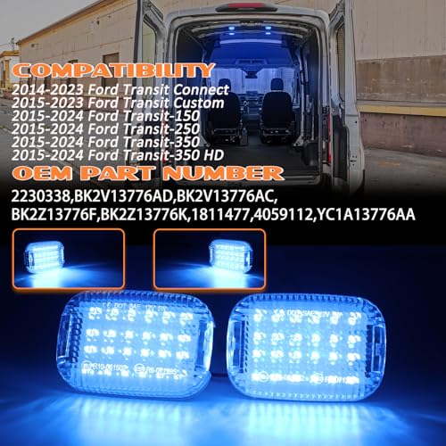 Lámparas LED interiores para vehículo Ford Transit 2014-2024 miniatura 3