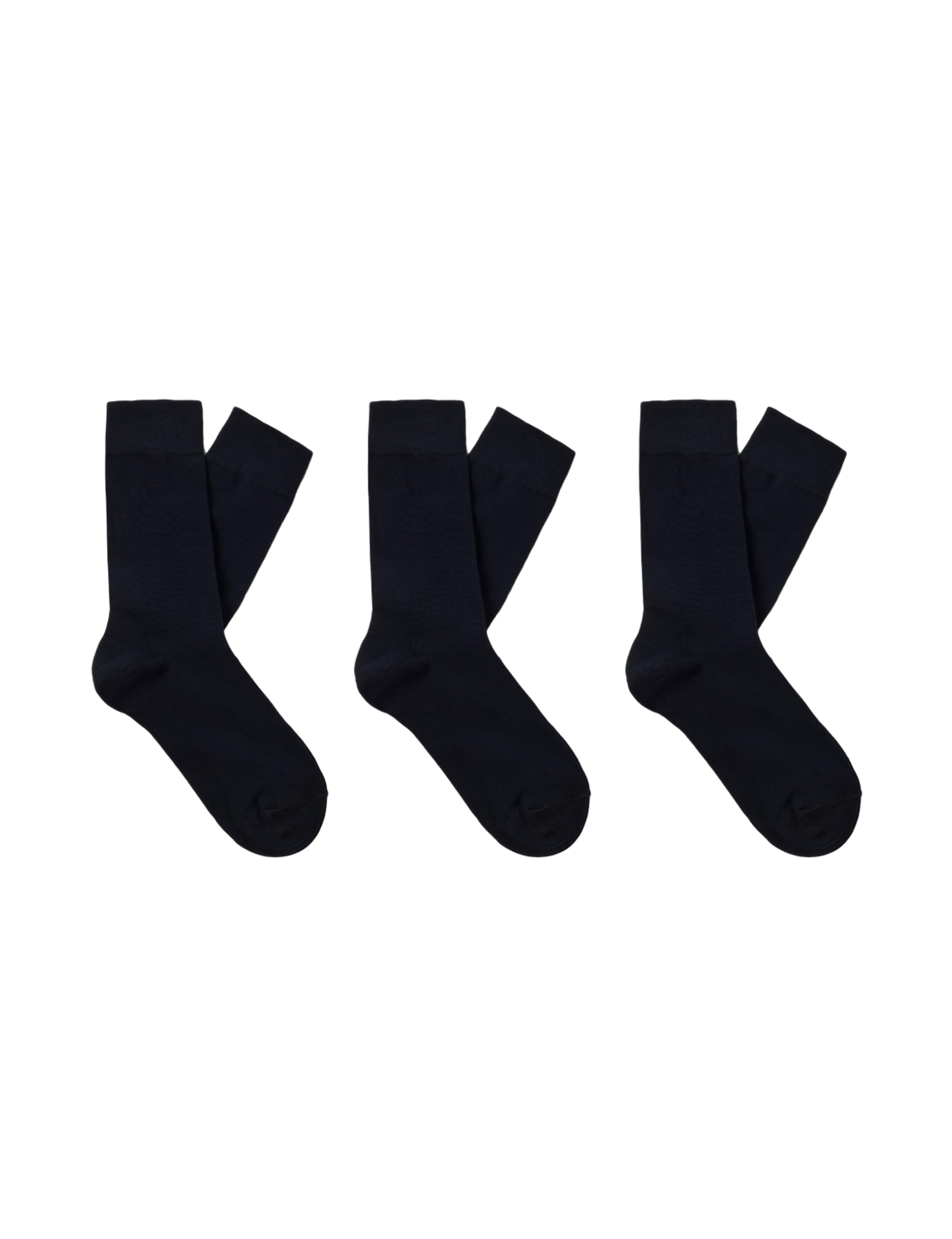 SELECTED FEMME Slhcooper 3-Pack Sock, Sky captain, One Size