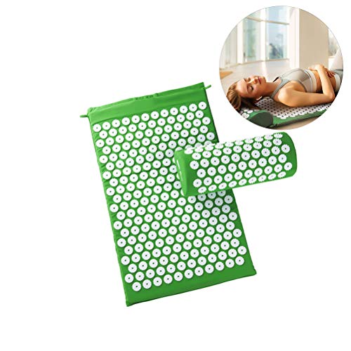 Preisvergleich Produktbild Akupressur Set Akupressurmatte zur wohltuenden Entspannung, Akupressurkissen zur Erleichterung Kopf Nackenschmerzen Förderung der Durchblutung