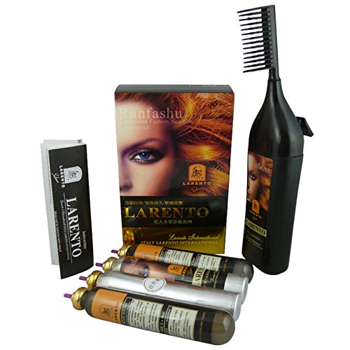 Buy Xuebao crocodile hair comb black magic 1 + 1 set 4 tube hair dye