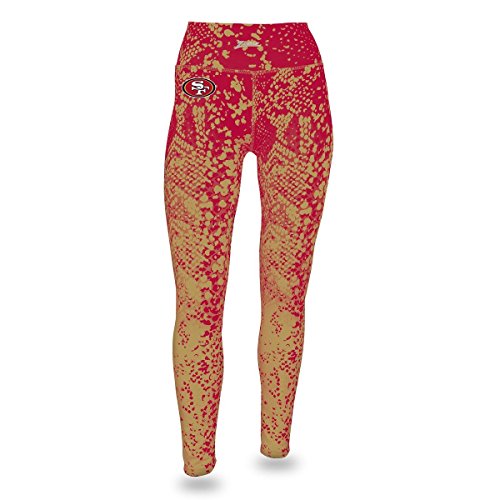Zubaz Officially Licensed Women's NFL Women's Gradient Print Leggings, Team Color