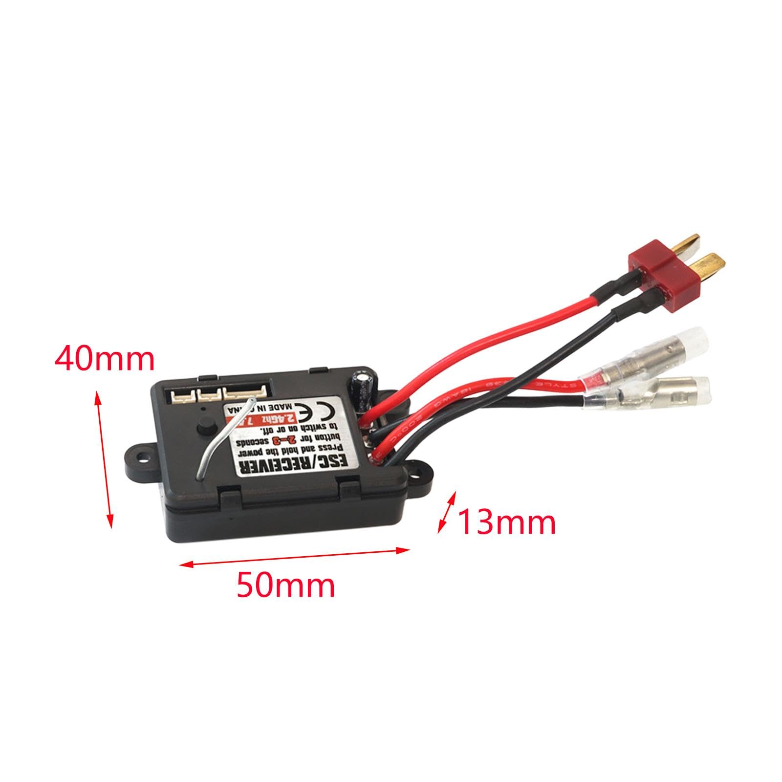 RC Brushed ESC Spare Parts DIY Accessories 1/16 RC Brushed Electronic Speed Controller for 16101 Trucks RC Car Crawler