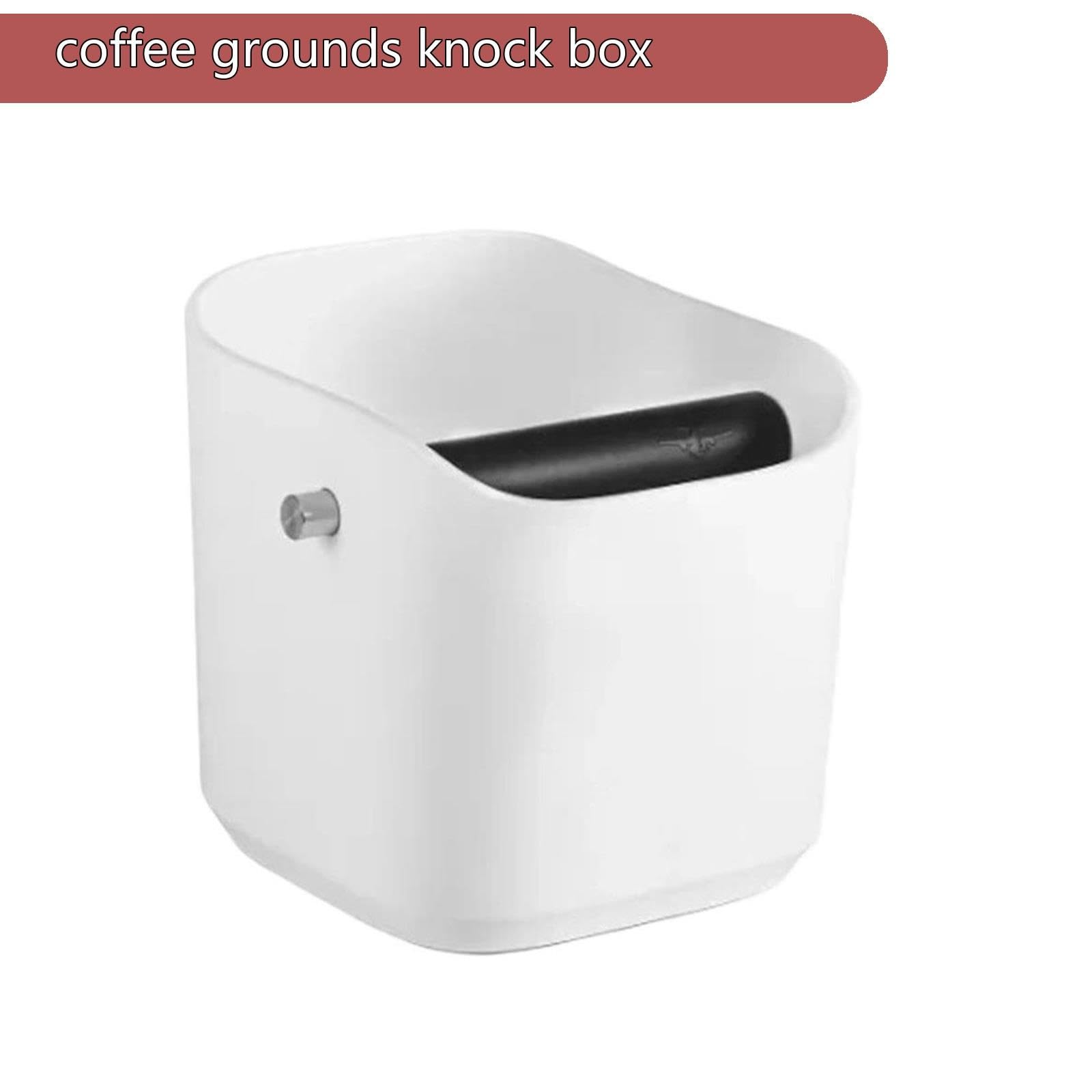 Almohadillas Antideslizantes for Caja De Café Cuadrada De 1,2 L Con Barra Extraíble, Accesorios Profesionales for Baristas En El Hogar, Versátiles(White 1.2L)