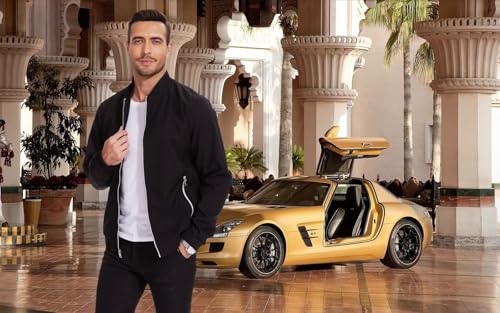 QPNGRP Men's Bright Zipper Windbreaker Softshell Lightweight Jacket3