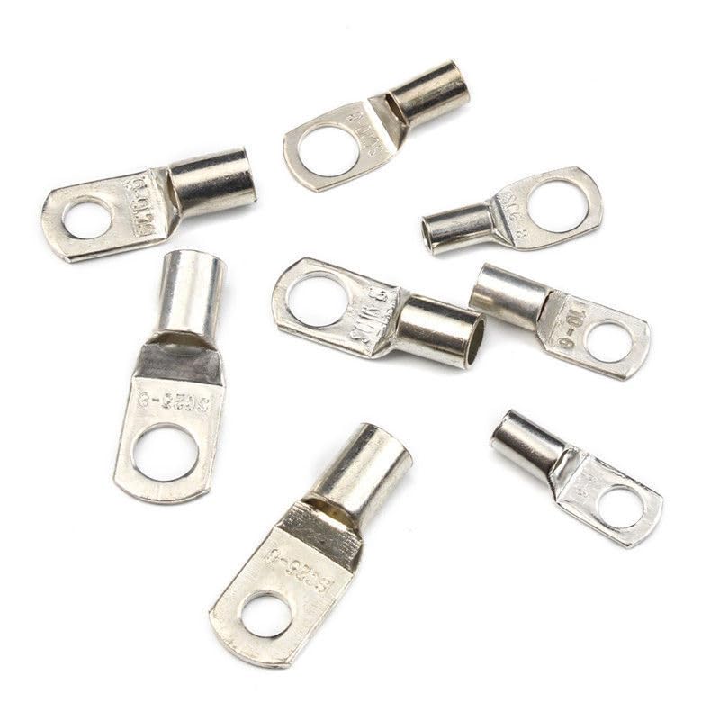 240PCS Automotive Copper Ring Terminals Lug Electrical Wire Welding Terminals Cable Crimp Connectors Assorted Set VUQLDHAYZ