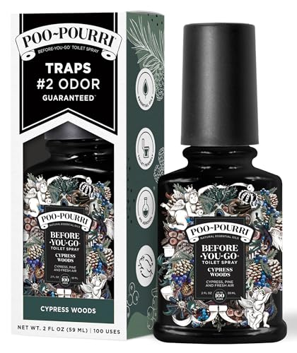 Poo-Pourri Before-You-Go Toilet Spray, Cypress Woods, 2 Fl Oz - Cypress, Pine and Fresh Air