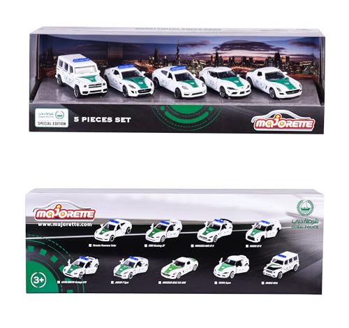 MAJORETTE GIFTPACK 5 CARROS POLICIA DUBAI