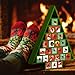 Geetery 2 Set Advent Calendars DIY Wooden 2026 Christmas Countdown Calendar 14.17 Inch Christmas Tree Shape with 24 Removable Day Drawers Paint Your Own Calendar for Kids Xmas Decor