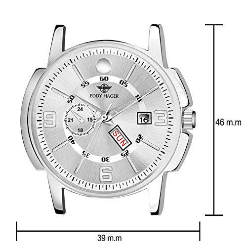 Image of EDDY HAGER EH-226-OLIVE Stainless Steel Analog Men's Watch