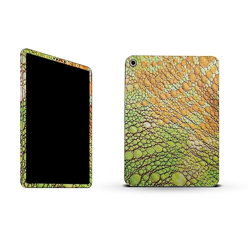 Image of MightySkins Carbon Fiber Skin Compatible with Apple iPad 10.9 inch 10th Gen (2022) Full Wrap Kit - Iguana Skin | Protective, Durable Textured Carbon Fiber Finish | Easy to Apply | Made in The USA