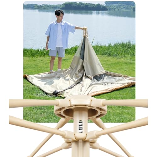 Carpa de Camping Pop Up para 4-8 Personas con Toldos miniatura 3