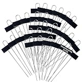 Metall Pflanzenschilder, Höhe 27.5cm Beschriftungsfeld 9x3cm, Wetterfeste Pflanzenstecker zum Beschriften für Garten, Hochbeet, Gewächshaus, Blumenbeet, Pflanzgefäße (30)