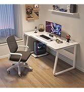 Amazon | WNYOS パソコンデスク 机 pcデスク R型 ミシン台 作業台 木製