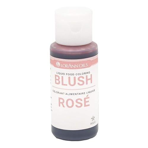 LorAnn Blush - Colorante líquido para alimentos, botella exprimible de 1 onza