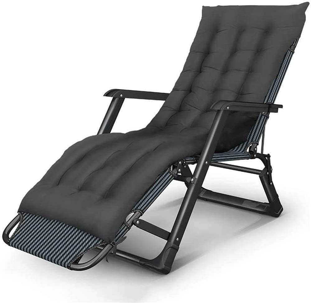 Lit sieste inclinable et pliable pour soulager le dos au jardin