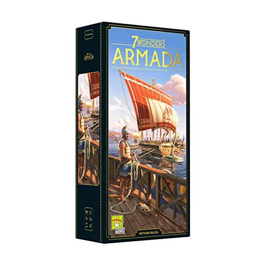 Asmodee - 7 Wonders: Armada - Espansione Gioco da Tavolo, 3-7 Giocatori, 10+ Anni, Edizione in Italiano