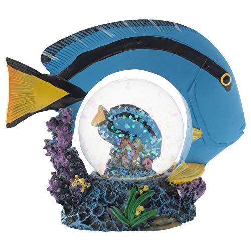 Elanze Designs Royal Blue Tang Fish Ocean Magical Whimsical Tabletop Dresser Nightstand Figurine...
