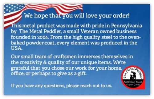 The Metal Peddler MR-PLAIN-9INCH 9 Inch Key Holder & Sports Medal Hanger | Color: Black With 5 Hooks thumb #6
