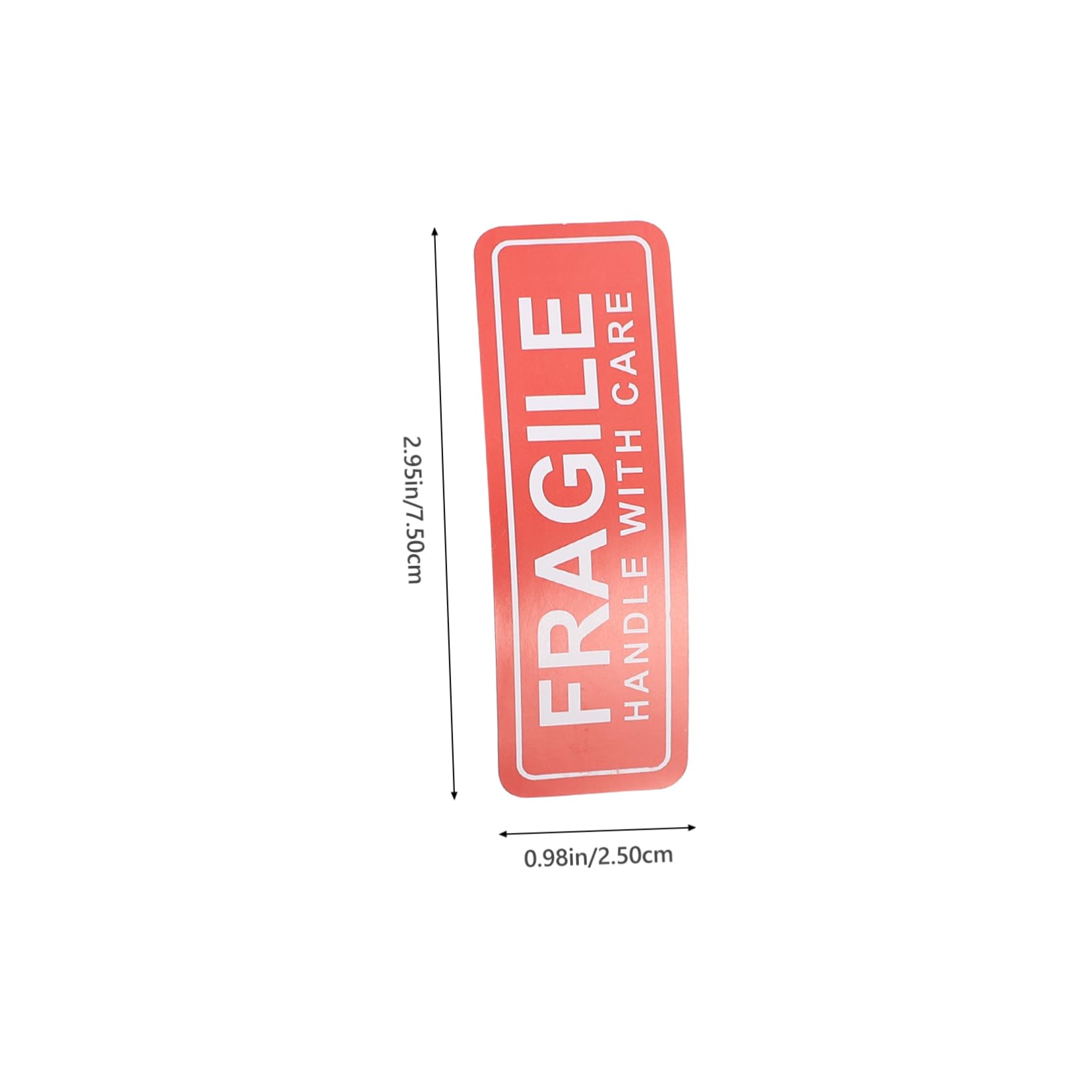 MUSISALY 2Rolls Fragile Shipping Warning Stickers Self Adhesive Labels for Package Safety Packing Labels Handle with Care Stickers for Safe Shipping and Moving