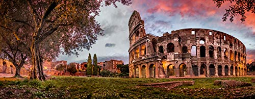 Ravensburger - Puzzle Colosseo al tramonto