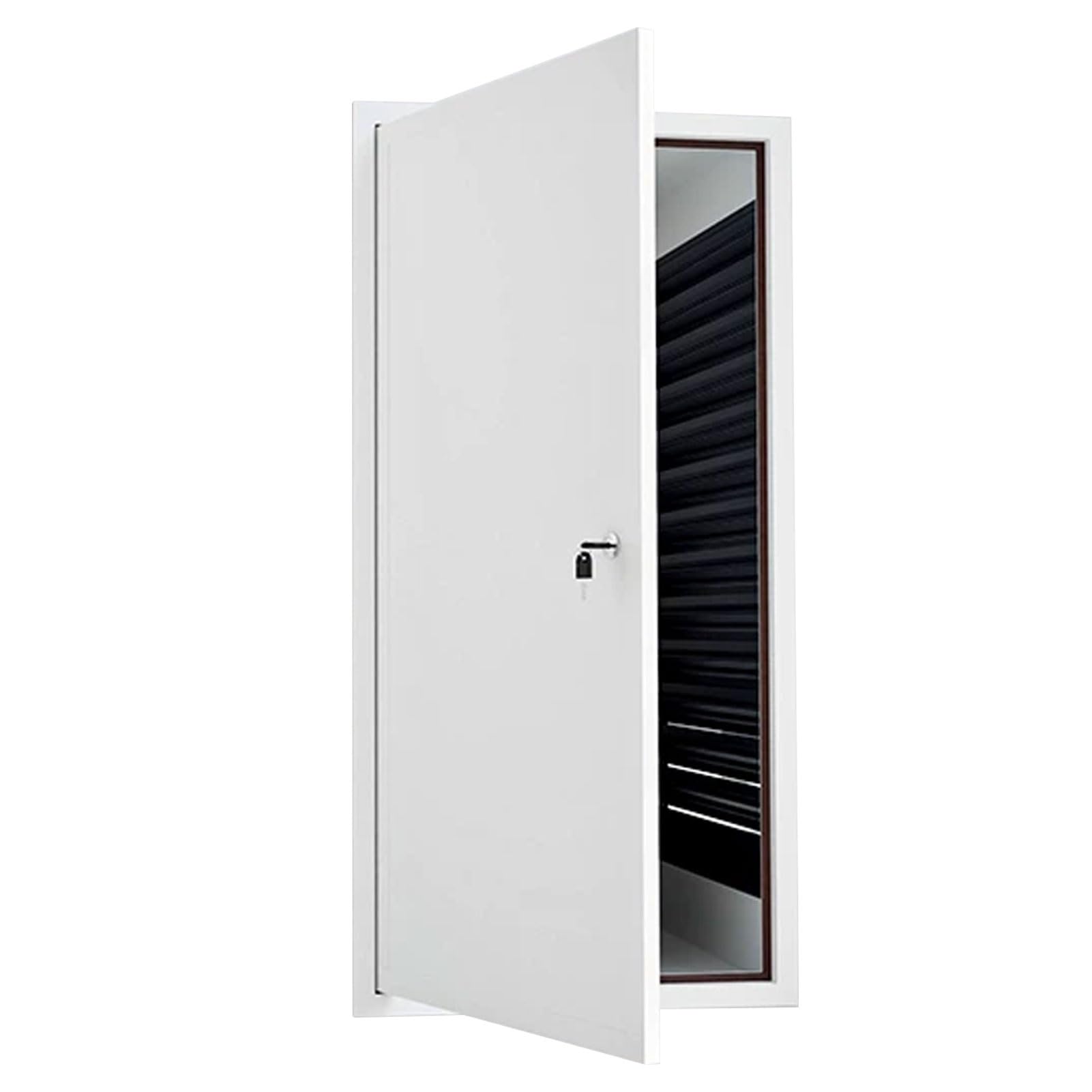 Sxbhdm One Color White Metal Access Panel With Lock/Keys, Inspection Door Flap, Paintable Easy Access Doors For Drywall, Wall And Ceiling Electrical Plumbing - 24"X20"/28"X28"/36"X48"(24X24in/61X61cm)