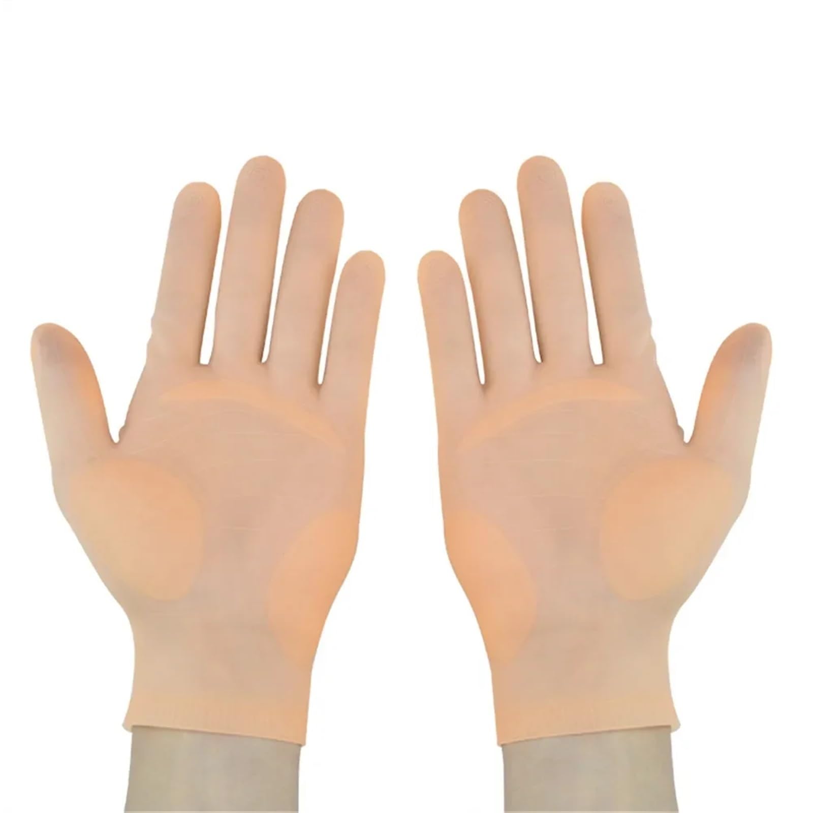 Guanto di gomma 2 paia di guanti in nitrile di silicone riutilizzabili guanti impermeabili ad alta temperatura for la pulizia della cucina universale for la casa strumento for lavare i piatti(Orange)