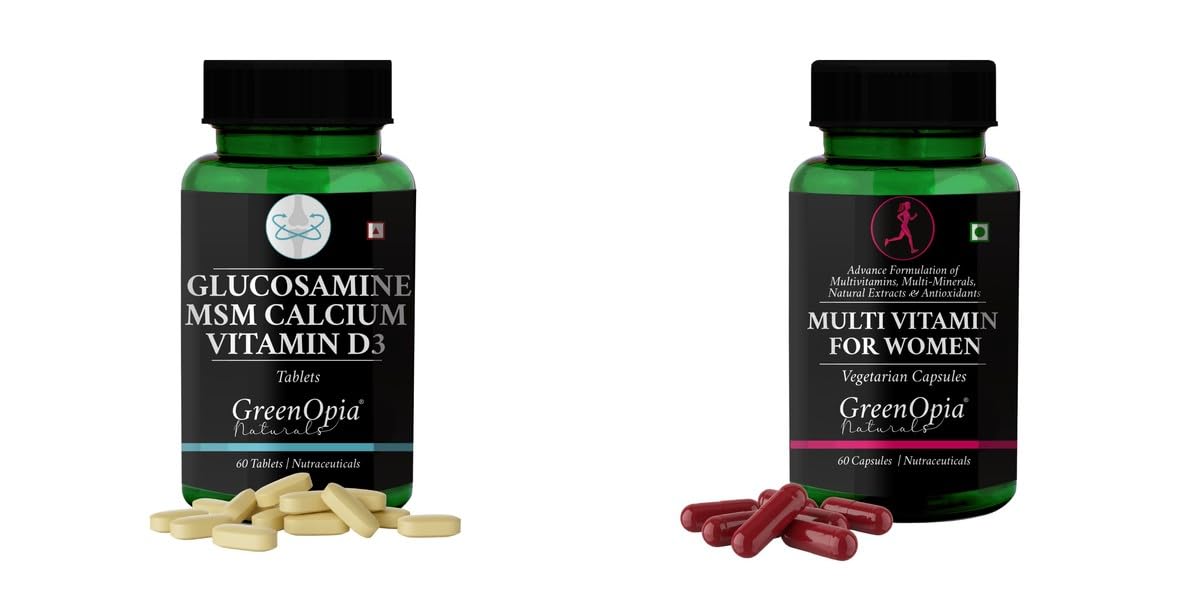 Glucosamine Msm Tablets Multivitamins For Women Wellness Daily Vitality 60 CAPSULES-image-5