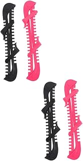 BESPORTBLE Lâminas De Sapatos De Patinação 4 Pares De De Gelo Para Crianças Capas De De Plástico Para Adultos Capas De Proteção Para Portáteis Capas De Proteção Para Sapatos De Patinação