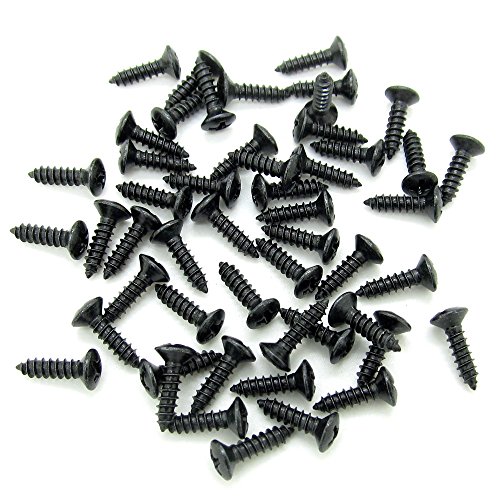 Black Guitar Bass Pickguard viti per ST TL SG LP