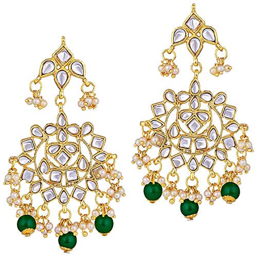 Image of Aheli Elegant Indian Faux Kundan Studded Choker Necklace with Maang Tikka Set Ethnic Wedding Wear Bharatanatyam jewellery set Gift for Women
