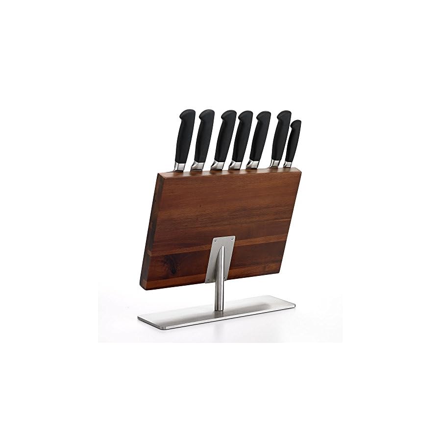 Mercer-Culinary-Genesis-8-Piece-Magnetic-Board-Knife-Set-14-18-x-10-14-13-inch-high-Stainless-Steel Mercer Culinary Genesis 8-Piece Magnetic Board Knife Set, 14 1/8 x 10 1/4, 13 inch high, Stainless Steel