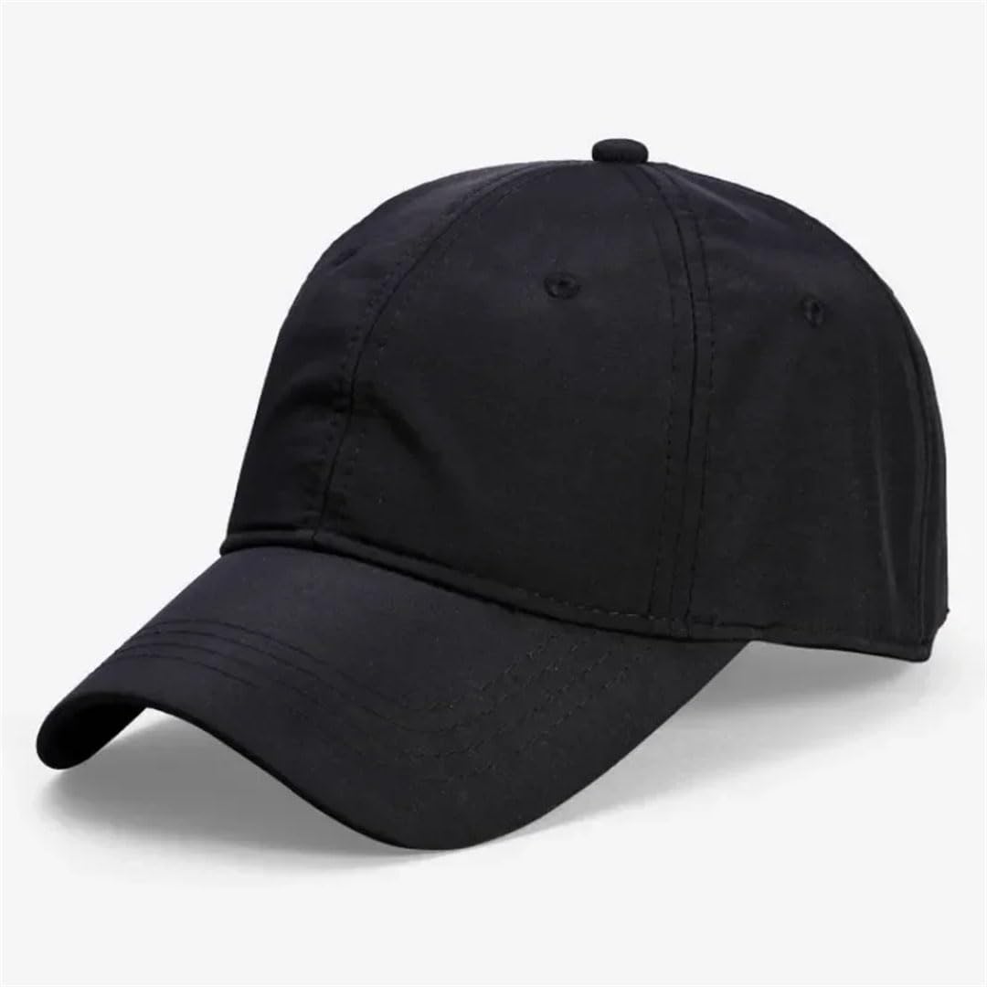 Cappellino da baseball da uomo di grandi dimensioni ad asciugatura rapida traspirante grande taglie forti cappelli da sole sport all'aperto visiera ad asciugatura rapida cachi 61-63 cm