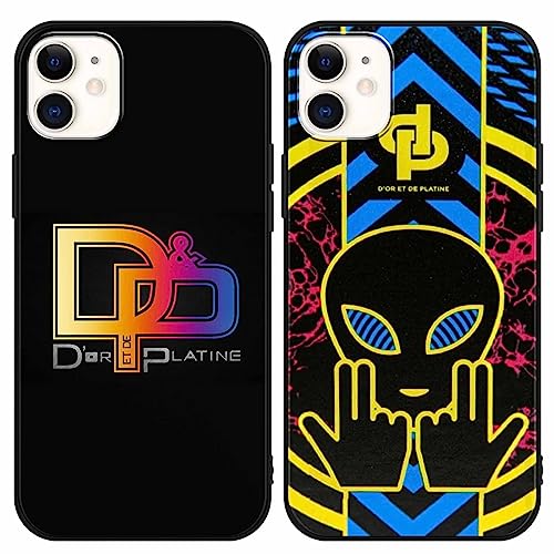 2 Confezioni JuL Cover per iPhone 11 6.1Custodia Rapper Star Cool Moda Disegni Antiurto Anti-Graffio Ultra Sottile Morbida Protezione Case con 11.01 silicone tpu