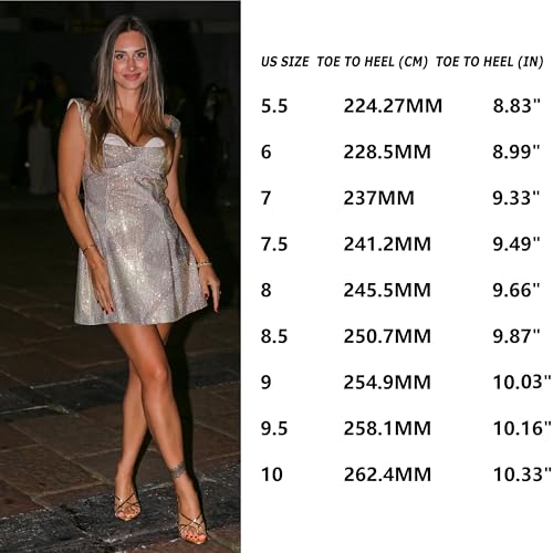Image of Goiphrri Wedge Sandals for Women Strappy Heels Round Open Toe Heels Metallic Shark Tiger Teeth heeled Sandals Flip Flops Thong Womens Mules Slip on Party Dress Wedding Ceremony