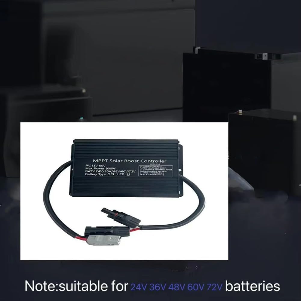 Regolatore di carica solare da 900 W per 24 V 48 V 60 V 72 V acido e batterie fotovoltaico regolazione sistema di alimentazione