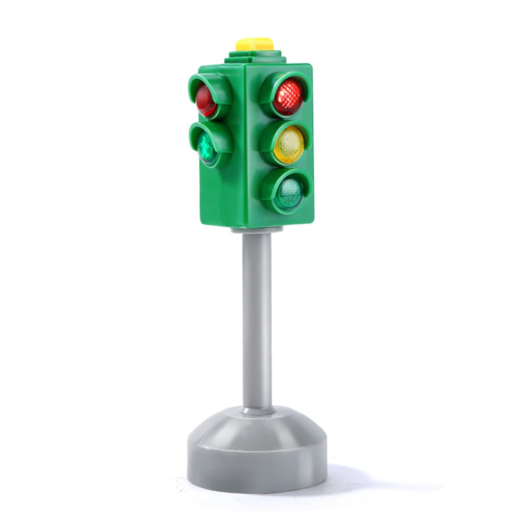 2X Mini Verkehrszeichen Straßen Laterne mit Sound LED Kinder Ampel Laterne Modell Kinder Ampel Spielzeug