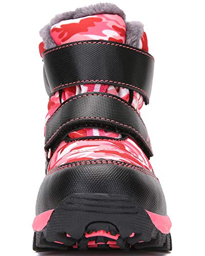 UBFEN Kids Snow Boots Boys Girls Winter Warm Waterproof Outdoor Slip Resistant Cold Weather Unisex Shoes (Toddler/Little Kid/Big Kid)3