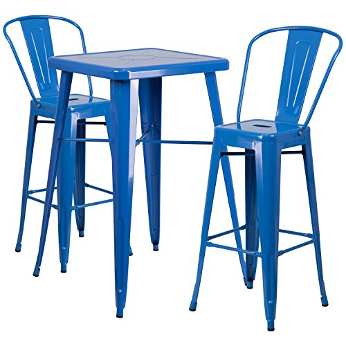 Flash Furniture Blue Bar Set