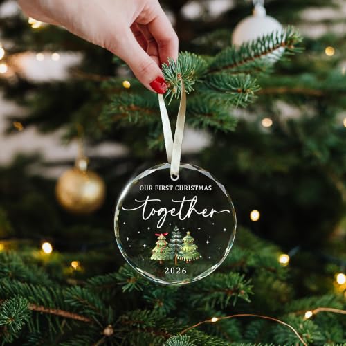 Image of Our First Christmas Together Ornaments 2026 Gifts for Couple Him Her