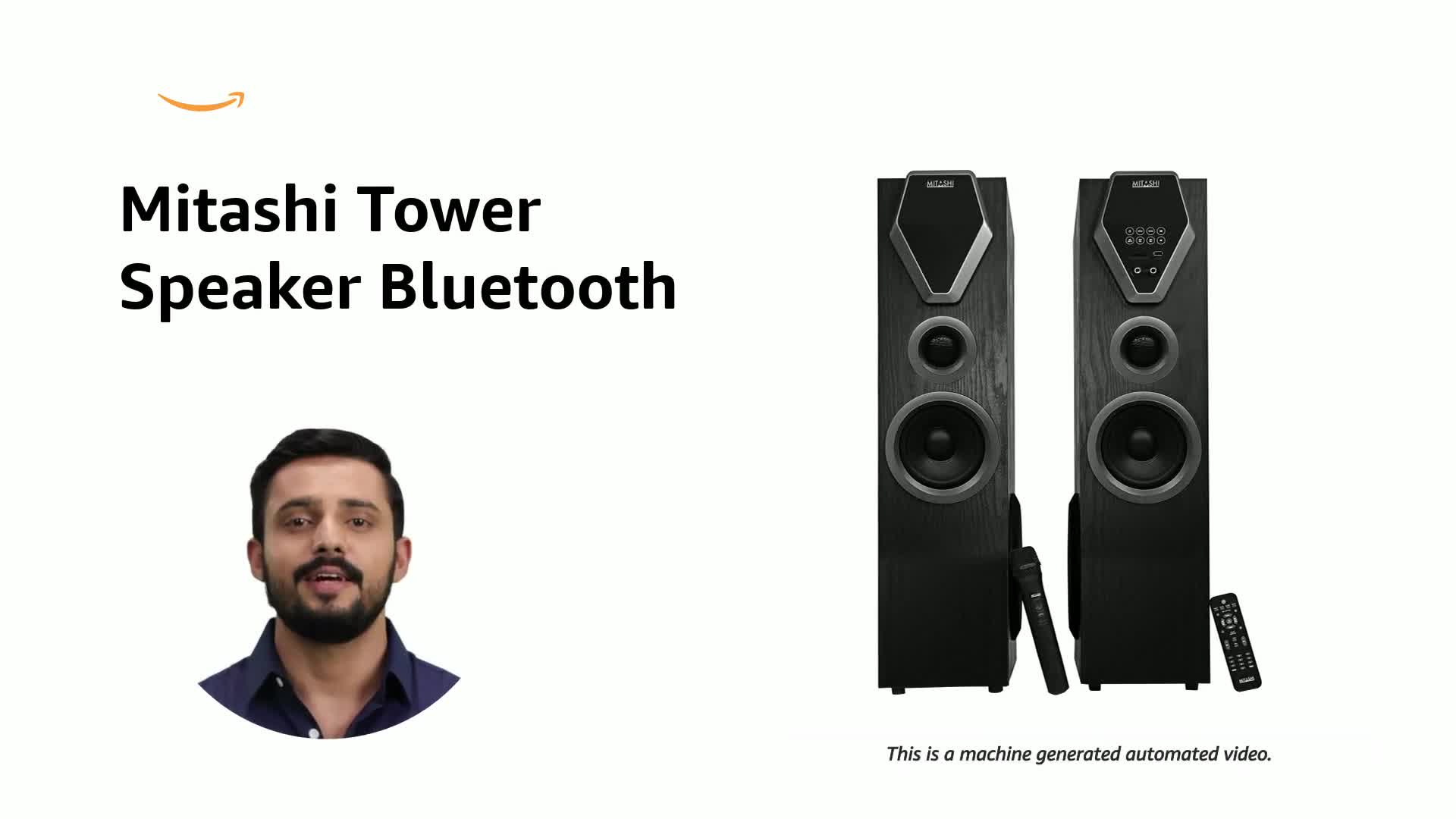 MIIII Mitashi TWR 8480 BT 2.0 Channel Tower Speaker with Bluetooth